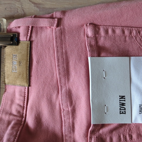 EDWIN Bree Slim Mid Rise Skinny Jeans Petal Pink size 29 - Picture 6 of 8